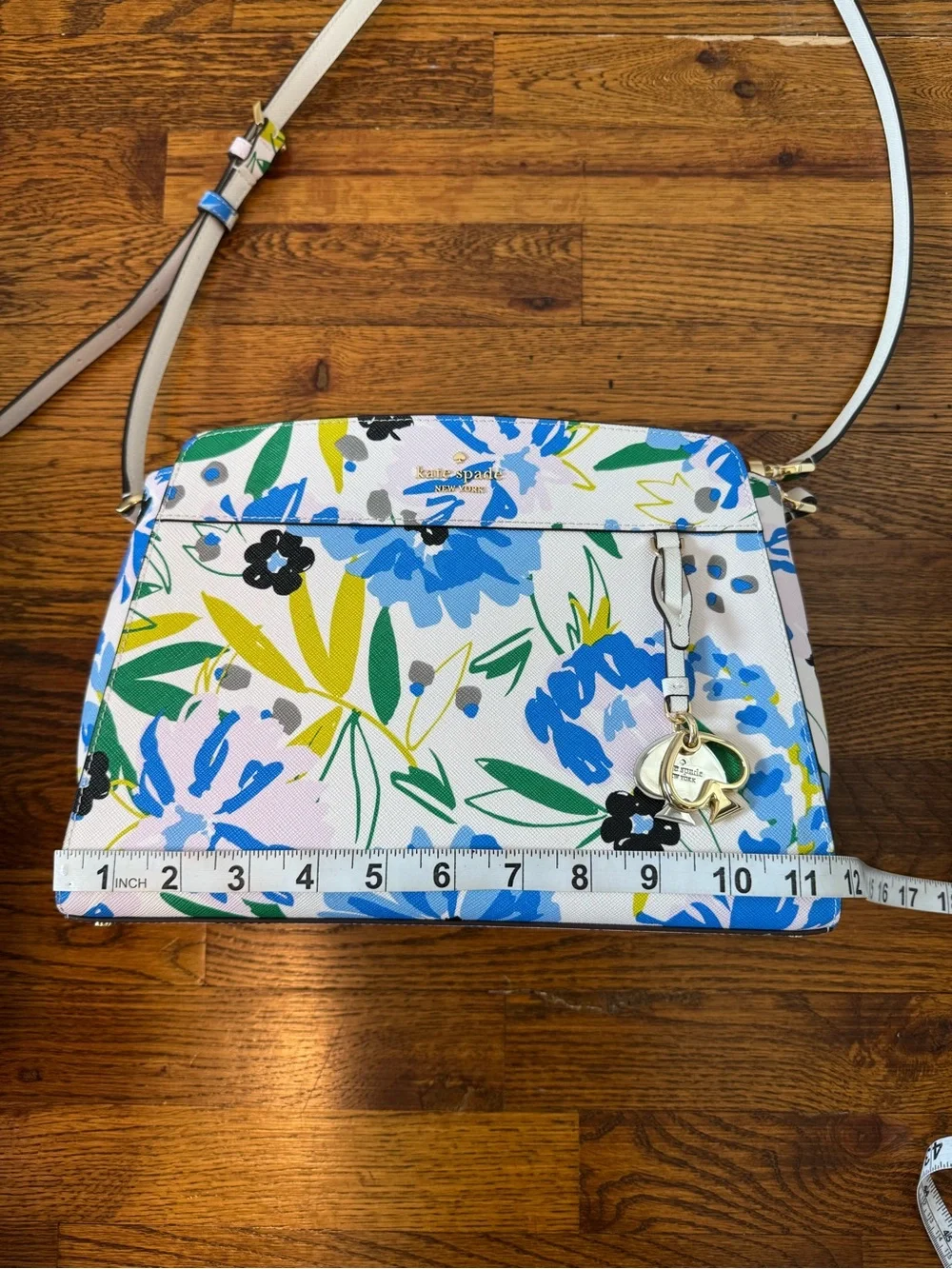 Kate Spade Madison Floral Medium Top Handle 2 Way Satchel Style KK967